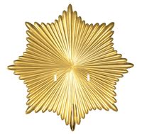 1833 DRAGOON HAT EMBLEM SUNBURST