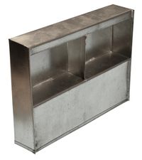 CIVIL WAR CONFEDERATE CARTRIDGE BOX TIN INSERT