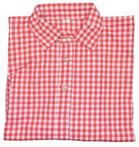 CIVIL WAR RED AND WHITE CHECKERBOARD SHIRT