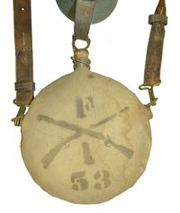 INDIAN WAR / SPANISH AMERICAN WAR CANTEEN, STRAP, & CUP #3