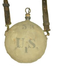 INDIAN WAR / SPANISH AMERICAN WAR CANTEEN, STRAP, & CUP #5