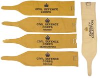 BRITISH CIVIL DEFENSE ARMBANDS