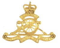 AUSTRALIAN ARTILLERY CAP BADGE #2