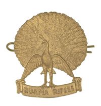 BURMA RIFLES CAP BADGE