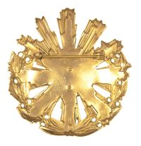 ROMANIAN 1ST CLASS ORDER OF TUDOR VLADIMIRESCU BREAST STAR #2