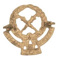 FEDERATION OF MALAYA POLICE CAP BADGE #2