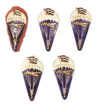CUBAN PARATROOPERS INSIGNIA LOT