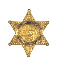 DEPUTY SHERIFF ORANGE COUNTY CALIFORNIA LAPEL PIN