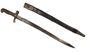 1863 SHARPS & HANKINS SABRE BAYONET & SCABBARD #2