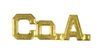 M1905-WW2 OFFICER'S COMPANY LETTER COLLAR DEVICE