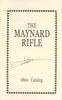 THE MAYNARD RIFLE: 1860 CATALOG