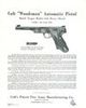 COLT AUTOMATIC PISTOL, POCKET MODEL CAL.32 & .380, HAMMERLESS