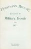 HORSTMAN BROS & CO CATALOG OF MILITARY GOODS FOR 1877
