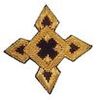 CIVIL WAR EMBROIDERED CORPS BADGE