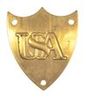 C.W. ARTILLERY DRIVERS SADDLE POMMEL SHIELD