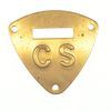 C.W. CONFEDERATE SADDLE POMMEL SHIELD