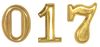 M1872 BRASS NUMERAL 7