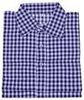 CIVIL WAR BLUE AND WHITE CHECKERBOARD SHIRT